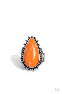 Paparazzi Jewelry Ring Down-to-Earth Essence - Orange