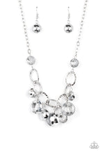 Load image into Gallery viewer, Paparazzi Jewelry Necklace Rhinestone River - Silver