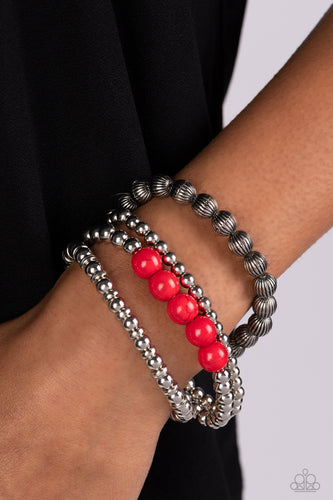 Paparazzi Jewelry Bracelet Wildland Wanderer - Red