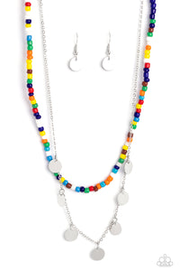Paparazzi Jewelry Necklace Comet Candy - Multi