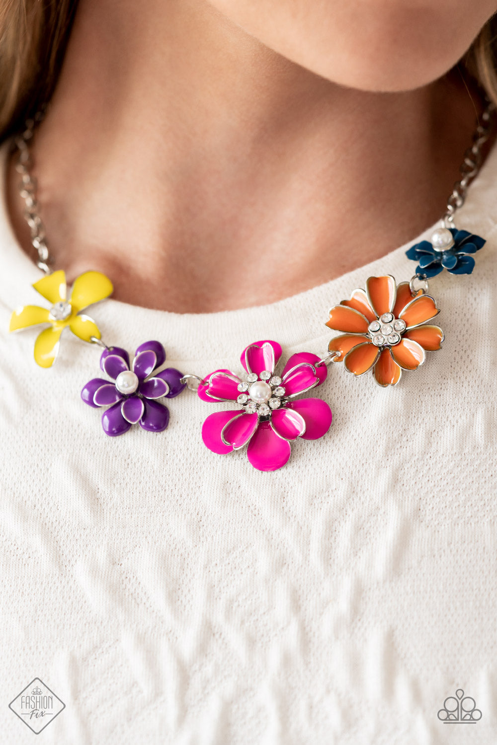 Paparazzi Jewelry Necklace Floral Reverie - Multi