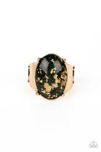 Load image into Gallery viewer, Paparazzi Jewelry Ring Gold Leaf Glam - Black