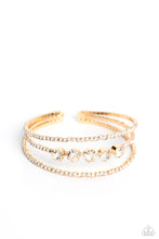 Load image into Gallery viewer, Paparazzi Jewerly Bracelet Lucid Layers - Gold