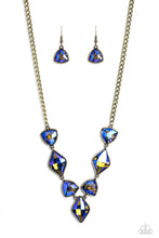 Load image into Gallery viewer, Paparazzi Jewelry Necklace Glittering Geometrics - Brass