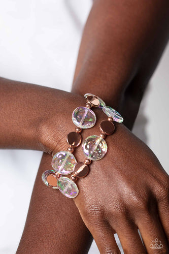 Paparazzi Jewelry Bracelet Discus Throw - Copper