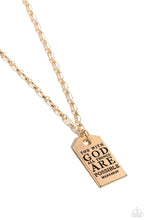 Load image into Gallery viewer, Paparazzi Jewelry Necklace Possible Pendant - Gold