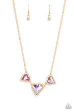 Load image into Gallery viewer, Paparazzi Jewelry Necklace State of the HEART - Gold