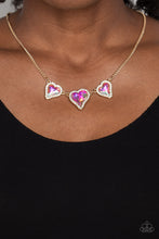 Load image into Gallery viewer, Paparazzi Jewelry Necklace State of the HEART - Gold