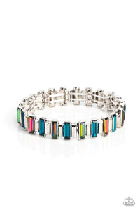 Paparazzi Jewelry Bracelet BURSTING the Midnight Oil - Multi