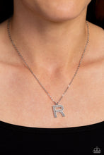 Load image into Gallery viewer, Paparazzi Jewelry Necklace Leave Your Initials - Silver - R