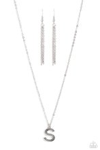 Load image into Gallery viewer, Paparazzi Jewelry Necklace Leave Your Initials - Silver - S