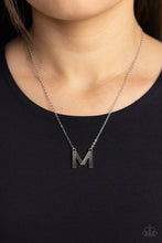 Load image into Gallery viewer, Paparazzi Jewelry Necklace Leave Your Initials - Silver - M