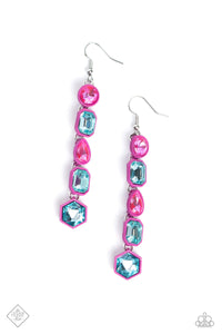 Paparazzi Jewelry Earrings Developing Dignity - Pink