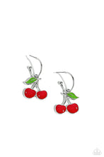 Load image into Gallery viewer, Paparazzi Jewelry Earrings Cherry Caliber - Red