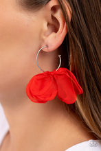 Load image into Gallery viewer, Paparazzi Jewelry Earrings Chiffon Class - Red