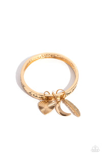 Paparazzi Jewelry Bracelet Free-Spirited Fantasy - Gold