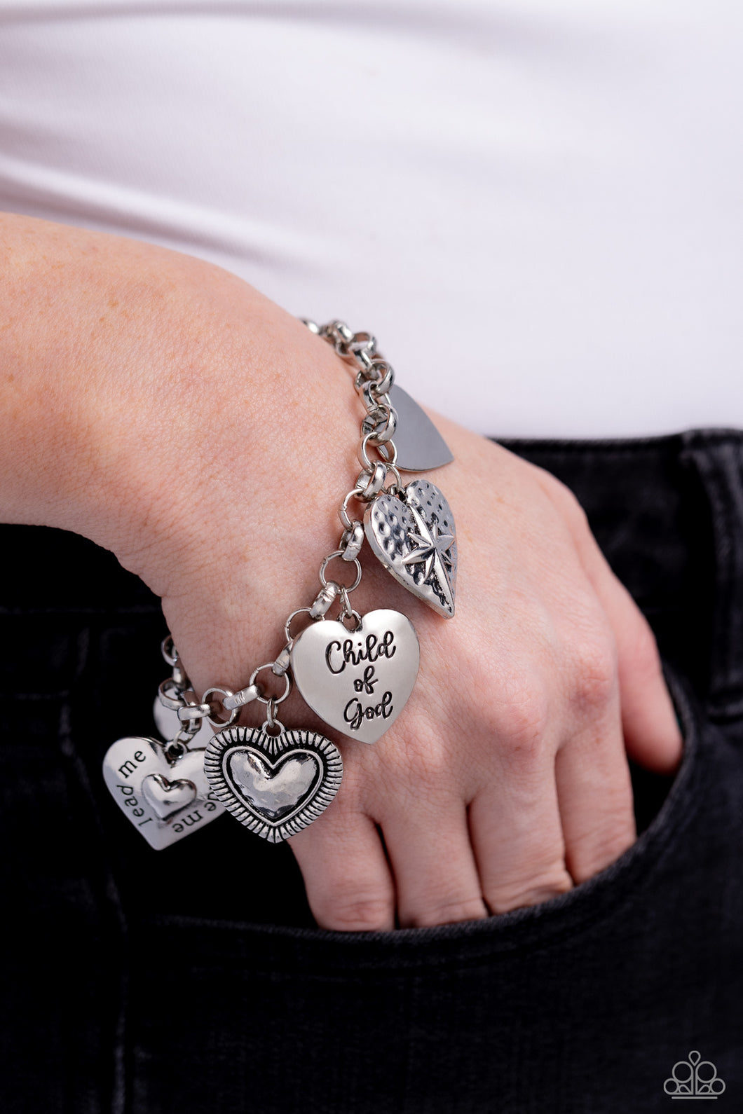 Paparazzi Jewelry Bracelet Child of God - Silver