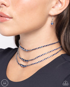 Paparazzi Jewelry Necklace Dynamite Debut - Blue
