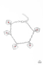 Load image into Gallery viewer, Paparazzi Jewelry Bracelet Unbreakable Hearts Red