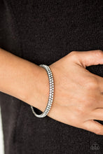 Load image into Gallery viewer, Paparazzi Jewelry Bracelet Decked Out In Diamonds Black