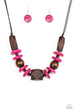 Load image into Gallery viewer, Paparazzi Jewelry Wooden Pacific Paradise Pink