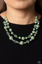 Load image into Gallery viewer, Paparazzi Jewelry Necklace Parisian Pearls - Green