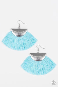 Paparazzi Jewelry Earrings Fox Trap - Blue