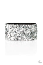 Load image into Gallery viewer, Paparazzi Jewelry Bracelet Starry Sequins - Silver