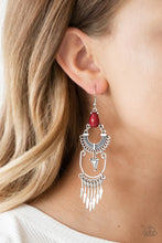 Load image into Gallery viewer, Paparazzi Jewelry Earrings Progressively Pioneer - Red