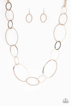 Load image into Gallery viewer, Paparazzi Jewelry Necklace City Circuit - Rose Gold