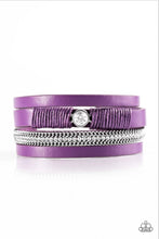 Load image into Gallery viewer, Paparazzi Jewelry Bracelet Catwalk Craze - Purple