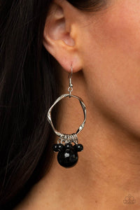Paparazzi Jewelry Earrings Delectably Diva - Black