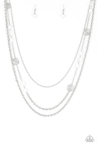 Paparazzi Jewelry Necklace Pretty Pop-tastic! - White
