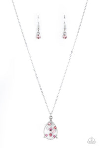 Paparazzi Jewelry Necklace Stormy Shimmer - Pink