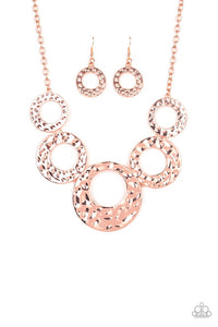 Paparazzi Jewelry Necklace Mildly Metro - Copper