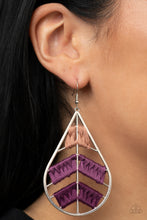 Load image into Gallery viewer, Paparazzi Jewelry Earrings Nice Threads - Purple