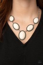 Load image into Gallery viewer, Paparazzi Jewelry Necklace River Valley Radiance - White
