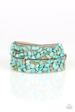 Load image into Gallery viewer, Paparazzi Jewelry Bracelet CRUSH To Conclusions - Blue