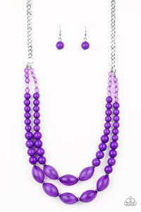 Paparazzi Jewelry Necklace Sundae Shoppe - Purple