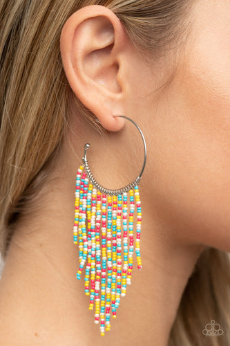 Paparazzi Jewelry Earrings Saguaro Breeze - Multi