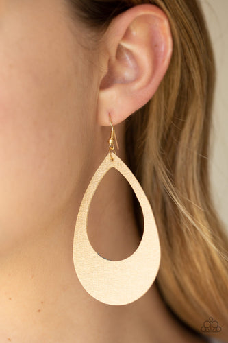 Paparazzi Jewelry Earrings What a Natural - Gold