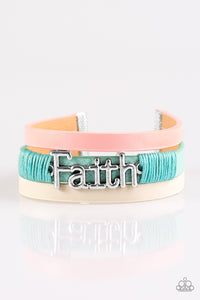 Paparazzi Jewelry Bracelet An Act Of Faith - Multi