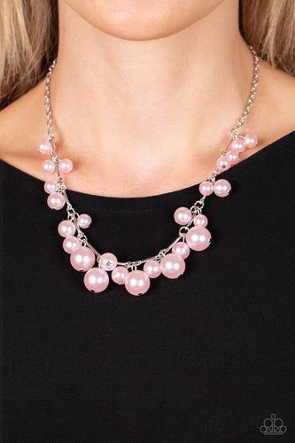 Paparazzi Exclusive Necklace Tearoom Gossip - Pink