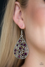 Load image into Gallery viewer, Paparazzi Jewelry Earrings Certainly Courtier Purple