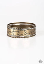 Load image into Gallery viewer, Paparazzi Jewelry Bracelet Literally Loveable - Brass