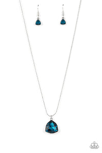 Paparazzi Jewelry Necklace Galactic Duchess - Blue