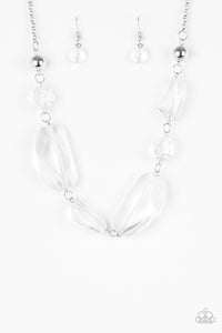 Paparazzi Jewelry Necklace Luminous Luminary - White
