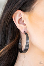 Load image into Gallery viewer, Paparazzi Jewelry Earrings Live Wire - Black