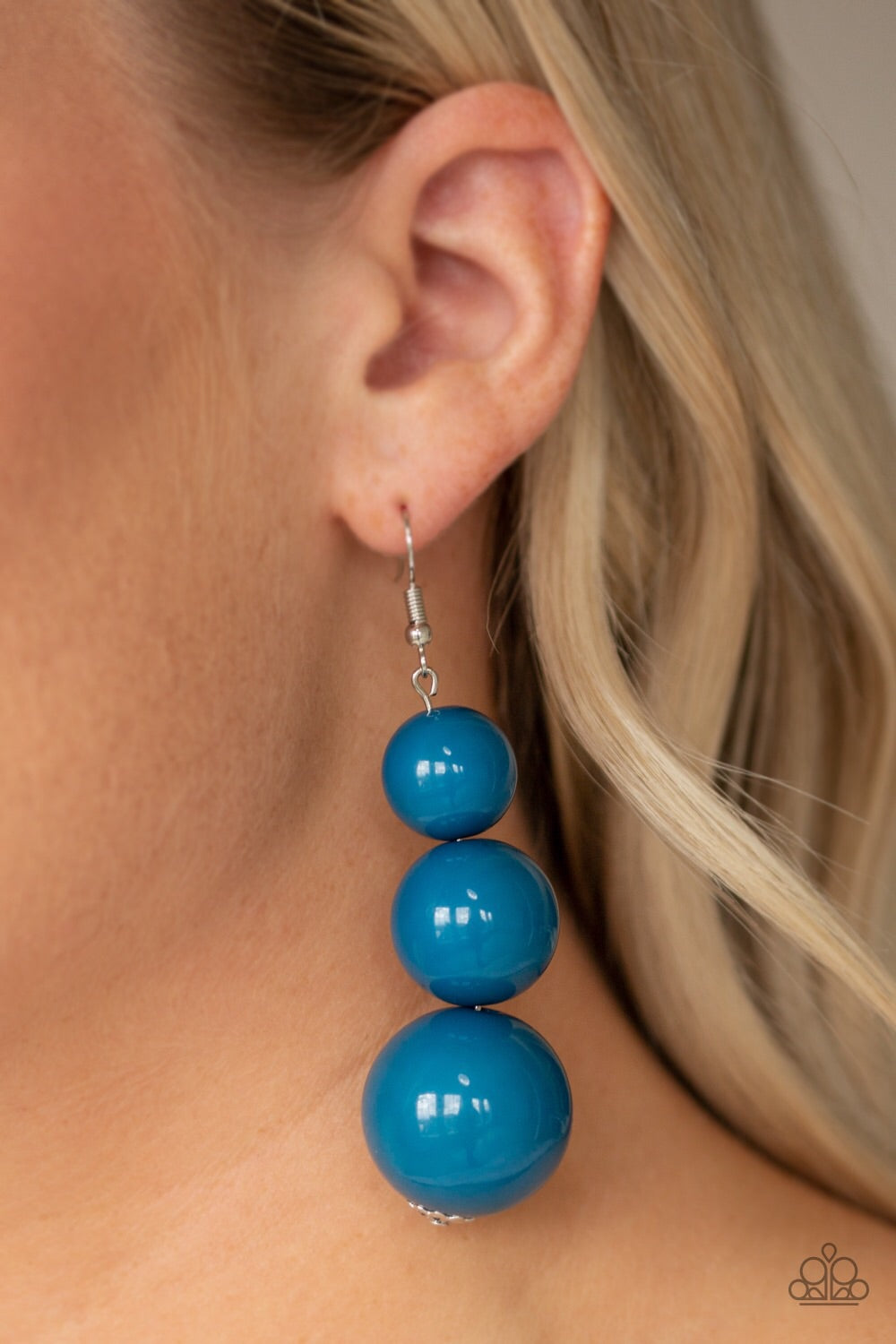 Paparazzi Jewelry Earrings Material World - Blue