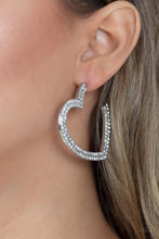 Load image into Gallery viewer, Paparazzi Jewelry Earrings AMORE to Love - White